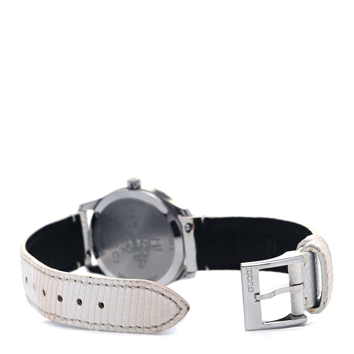 Stainless Steel Calfskin Diamond Mother of Pearl 29mm G-Timeless Charm Quartz Watch