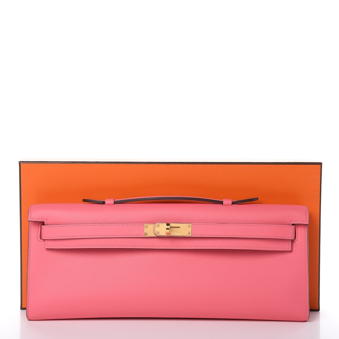 Swift Kelly Cut Clutch Pochette Rose Azalee