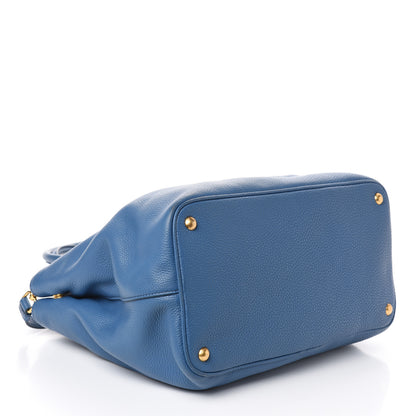 Prada Vitello Daino Tote Cobalto 5 of 11