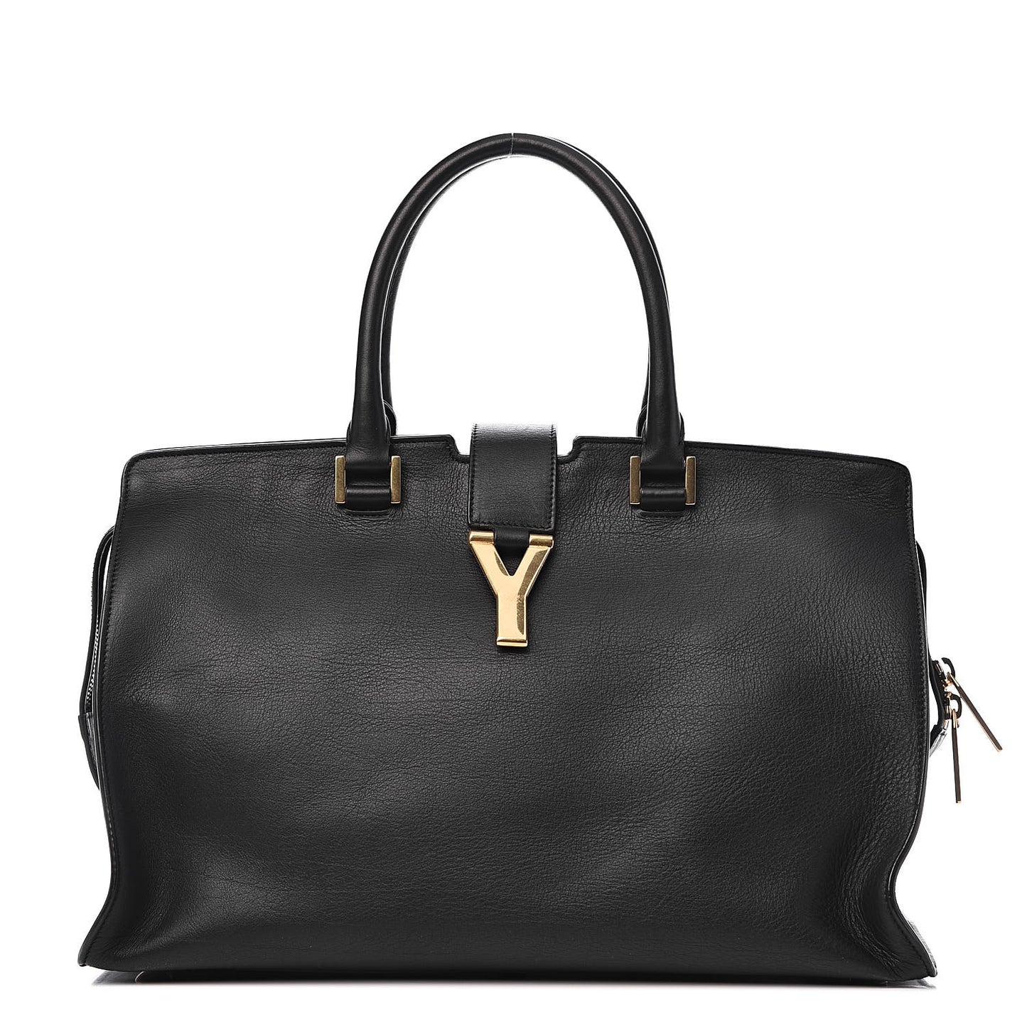 Calfskin Medium Classic Y Cabas Black