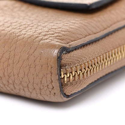 Chloe Grained Lambskin Drew Long Wallet with Flap Nut 9 of 15