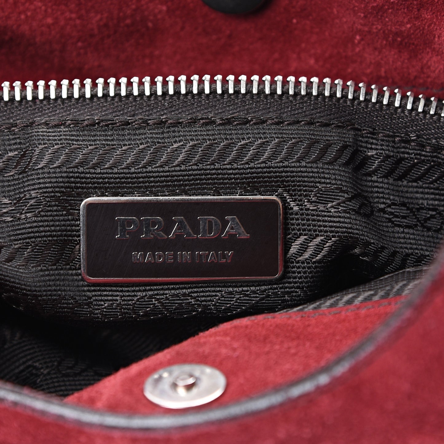 Suede Hobo Cerise