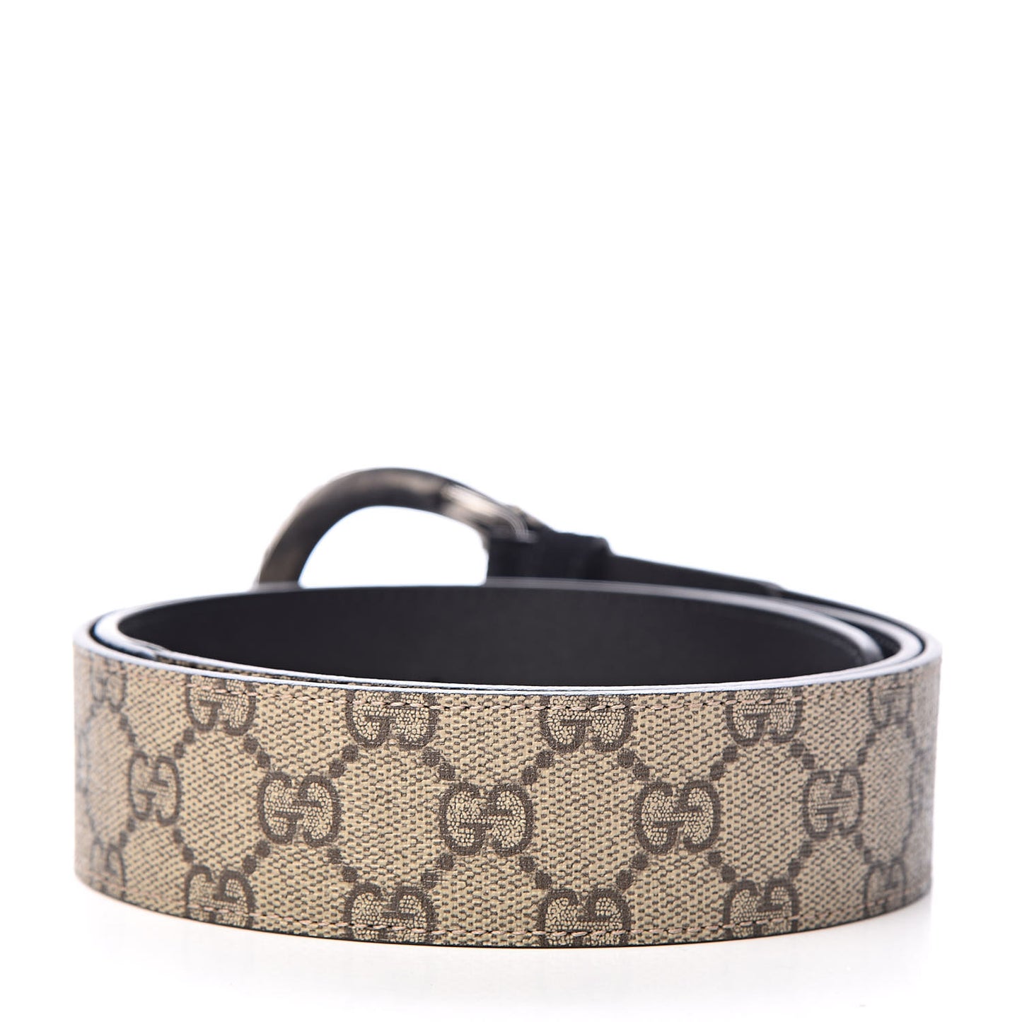 GG Supreme Monogram Suede Dionysus 40mm Belt 85 34 Beige Black
