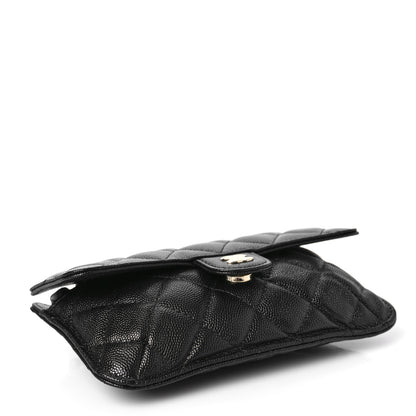 Chanel Caviar Fabric Graffiti Foldable Tote Bag With Chain Black Multicolor 6 of 15