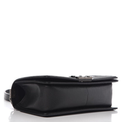 Chanel Caviar Quilted Medium Boy Flap Black 4 of 8