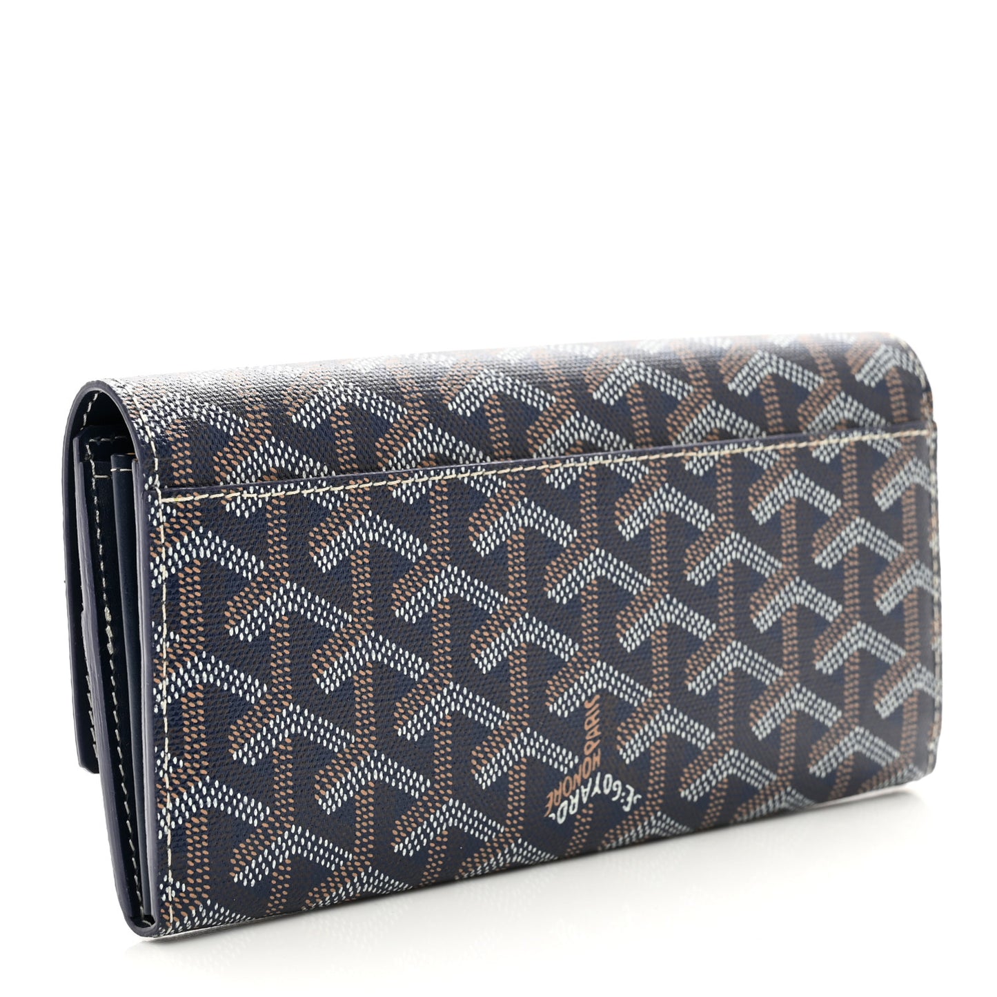 Goyardine Varenne Long Wallet Navy