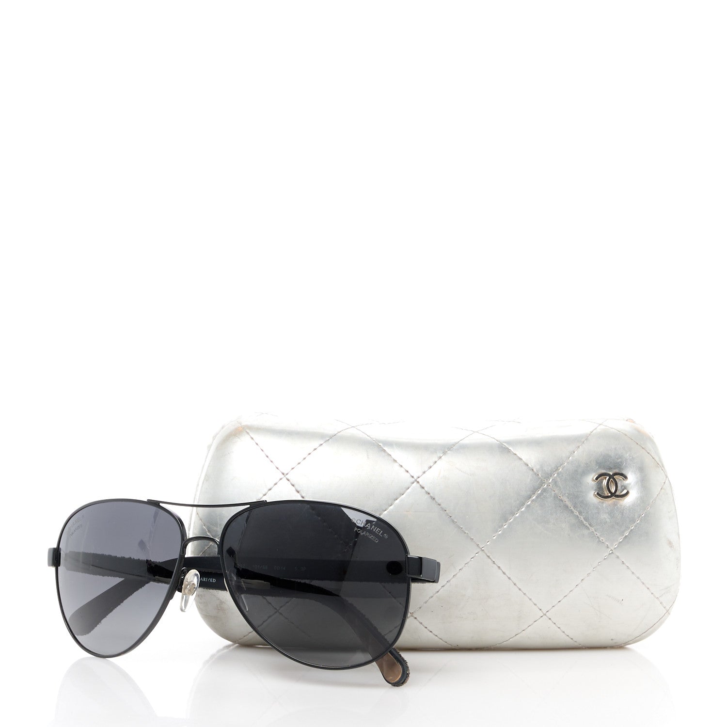 Chanel Pilot Quilting Sunglasses 4207 Black 8 of 8