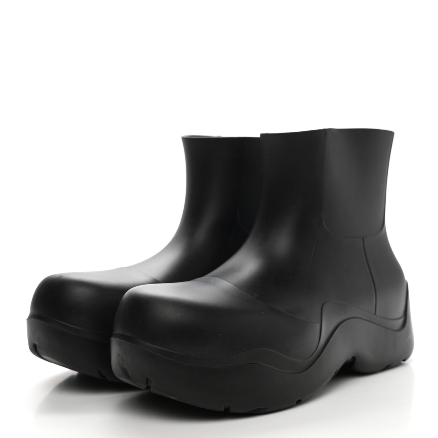 Rubber Puddle Ankle Boots 38 Black