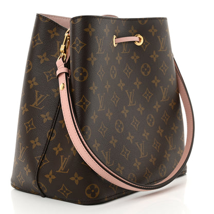 Louis Vuitton Monogram Neonoe MM Rose Poudre 3 of 10