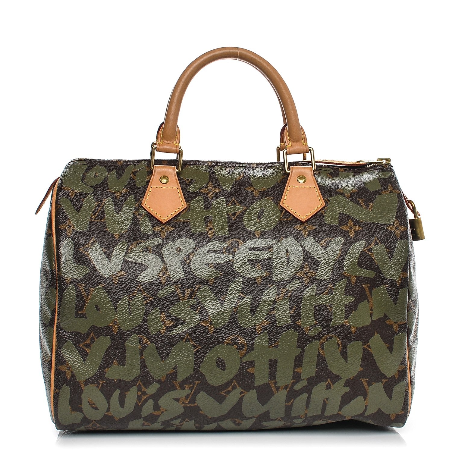 Louis Vuitton Monogram Graffiti Speedy 30 Kaki 1 of 6