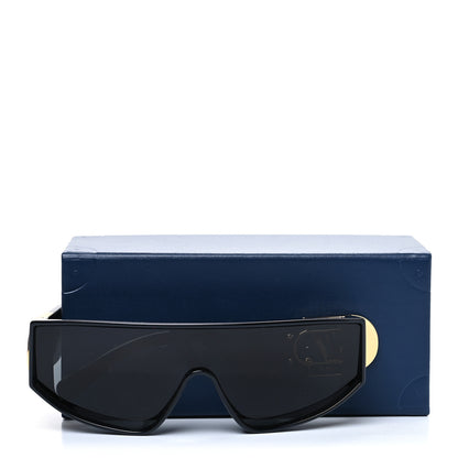 Louis Vuitton Acetate LV Link Square Sunglasses Z1480U Black 9 of 9