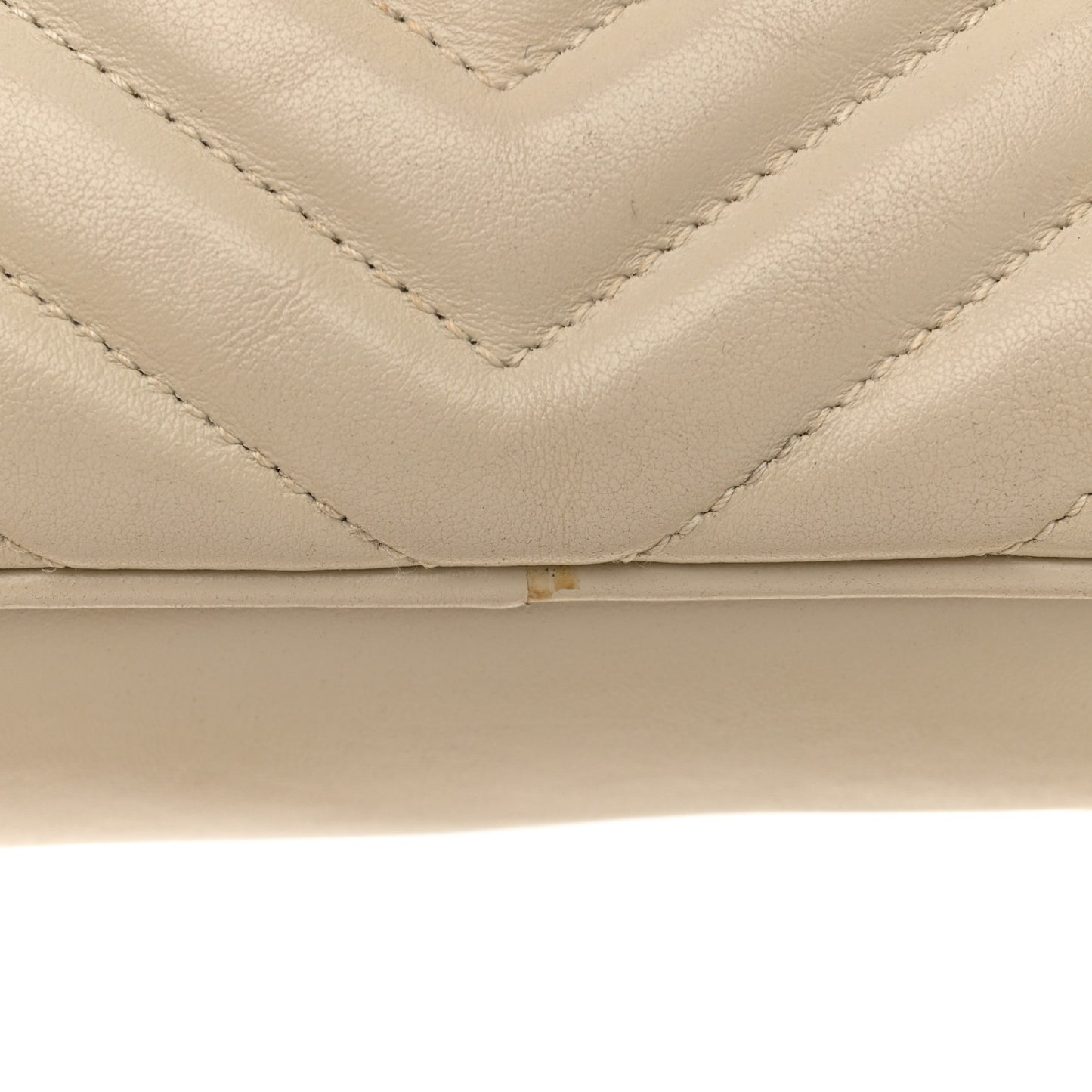 Calfskin Matelasse Monogram Lou Camera Bag Crema Soft