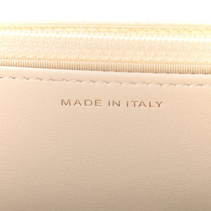 Chanel Goatskin Quilted French New Wave Chain CC Wallet On Chain WOC Ivory 6 of 10