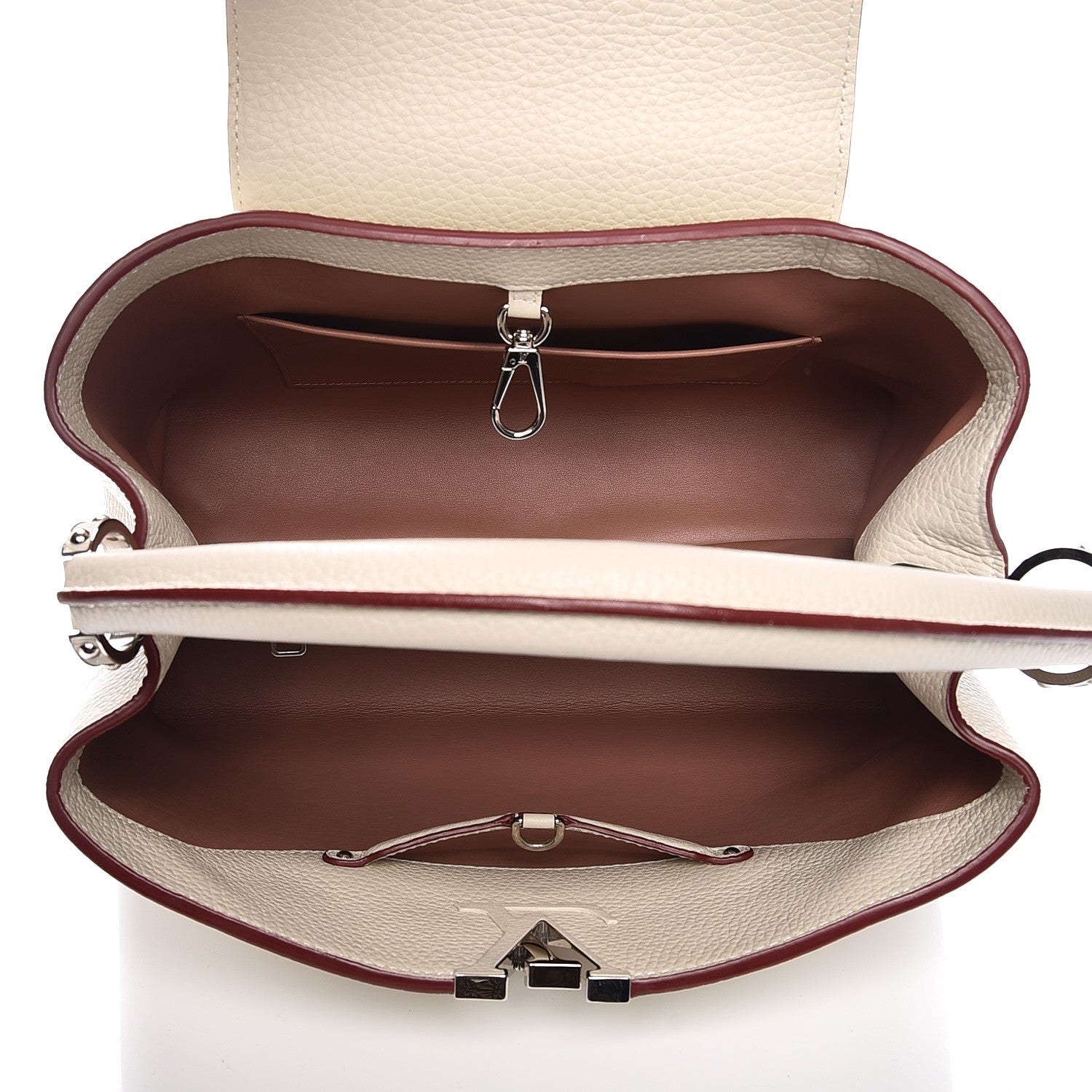 Louis Vuitton Taurillon Capucines MM Galet 5 of 11