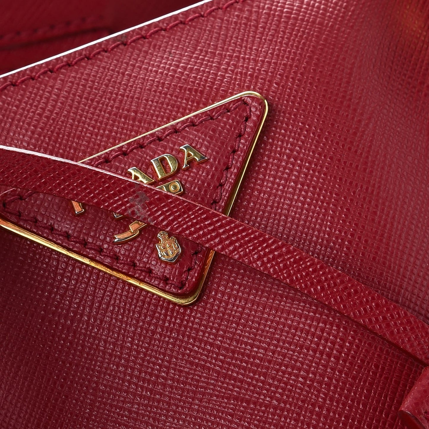Saffiano Lux Large Tote Fuoco
