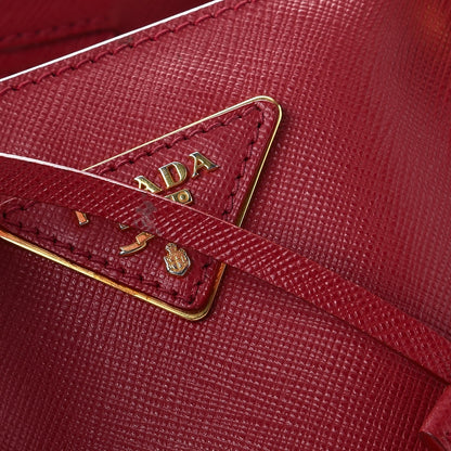 Prada Saffiano Lux Large Tote Fuoco 15 of 17