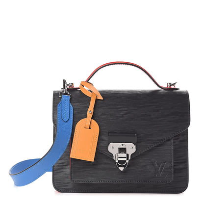 Louis Vuitton Epi Neo Monceau Black Coquelicot Blue Roi Safran 1 of 8