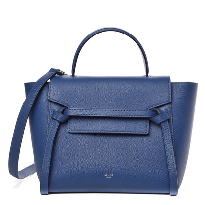 Celine Baby Grained Calfskin Micro Belt Bag Lazuli 1 of 10