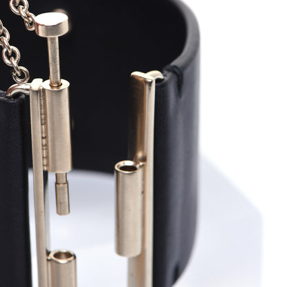 Chanel Calfskin CC Wide Cuff Black 6 of 7
