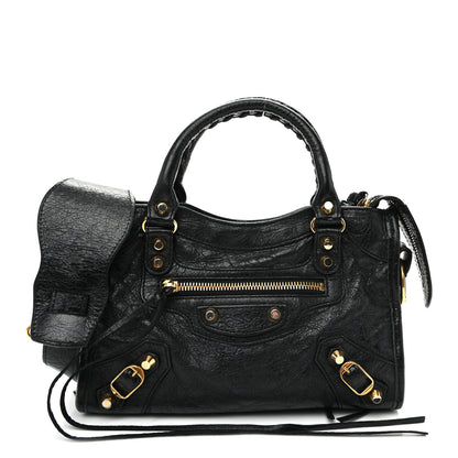 Balenciaga Agneau Giant 12 Gold Hardware Mini City Black 1 of 10