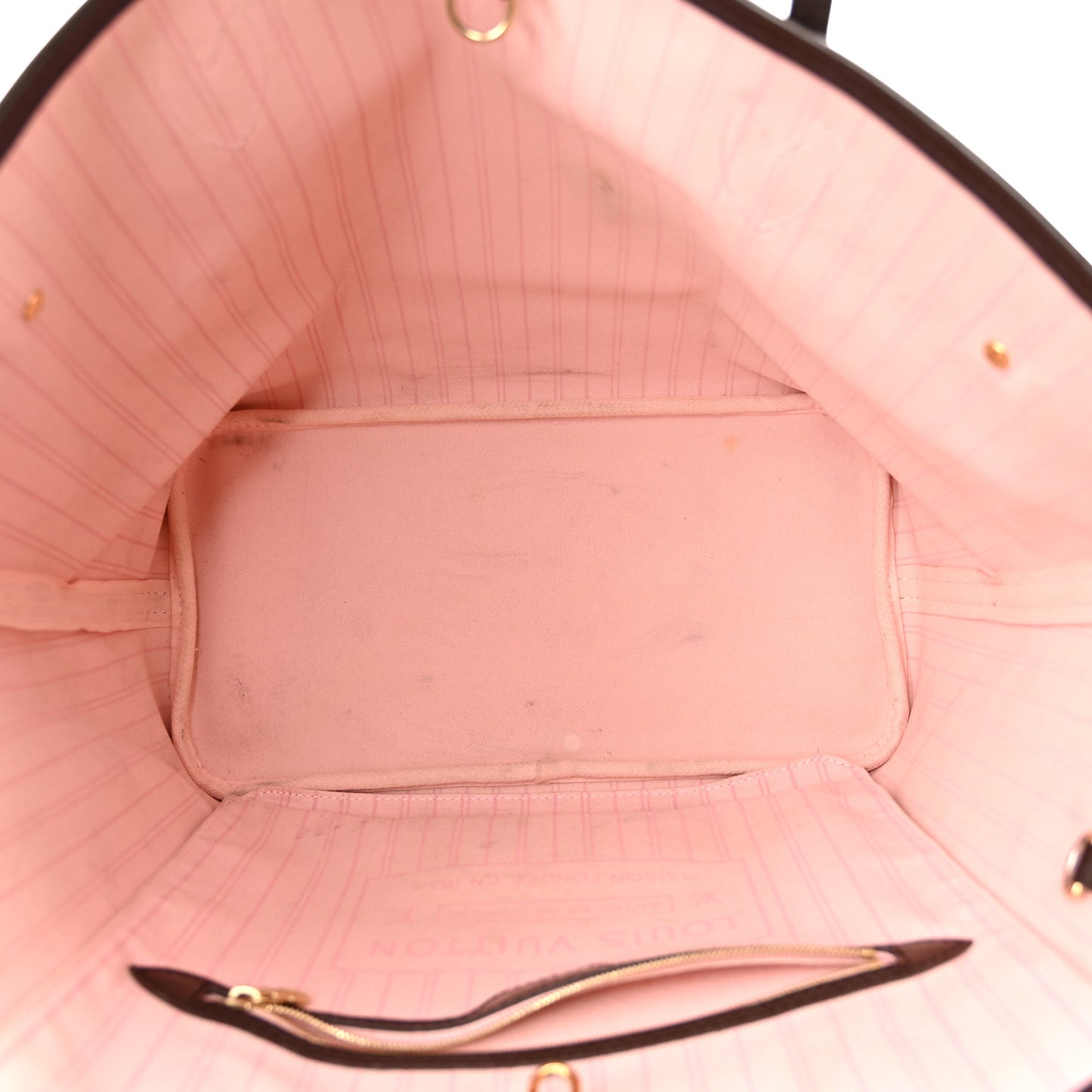 Damier Ebene Neo Neverfull MM Rose Ballerine