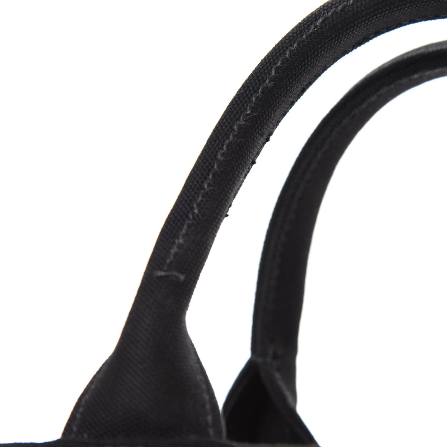 Wicker Canvas Shoulder Bag Naturale Black