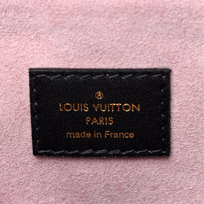 Louis Vuitton Lambskin Embossed Monogram Coussin PM Black 7 of 11