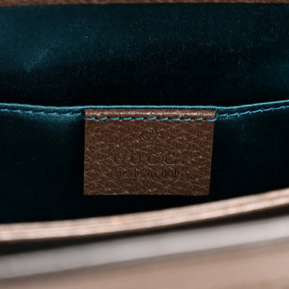 Gucci GG Supreme Monogram Web Small Ophidia Chain Shoulder Bag Brown 6 of 13