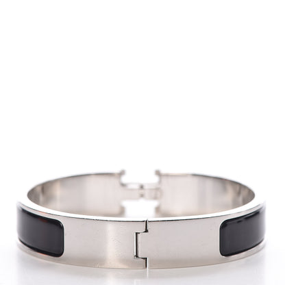 Hermes Enamel Narrow Clic Clac H Bracelet PM Black 3 of 6