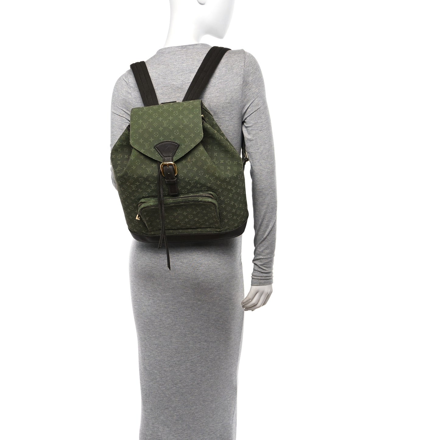 Mini Monogram Montsouris GM Backpack Kaki