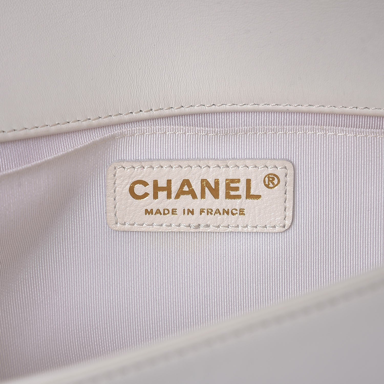 Chanel Sheepskin Braided Medium Boy Reverso Flap White 6 of 18