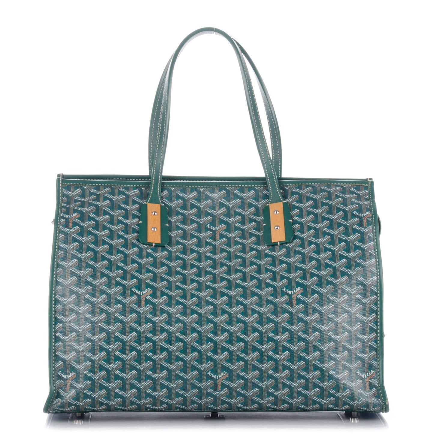 Goyardine Marquises Tote Green