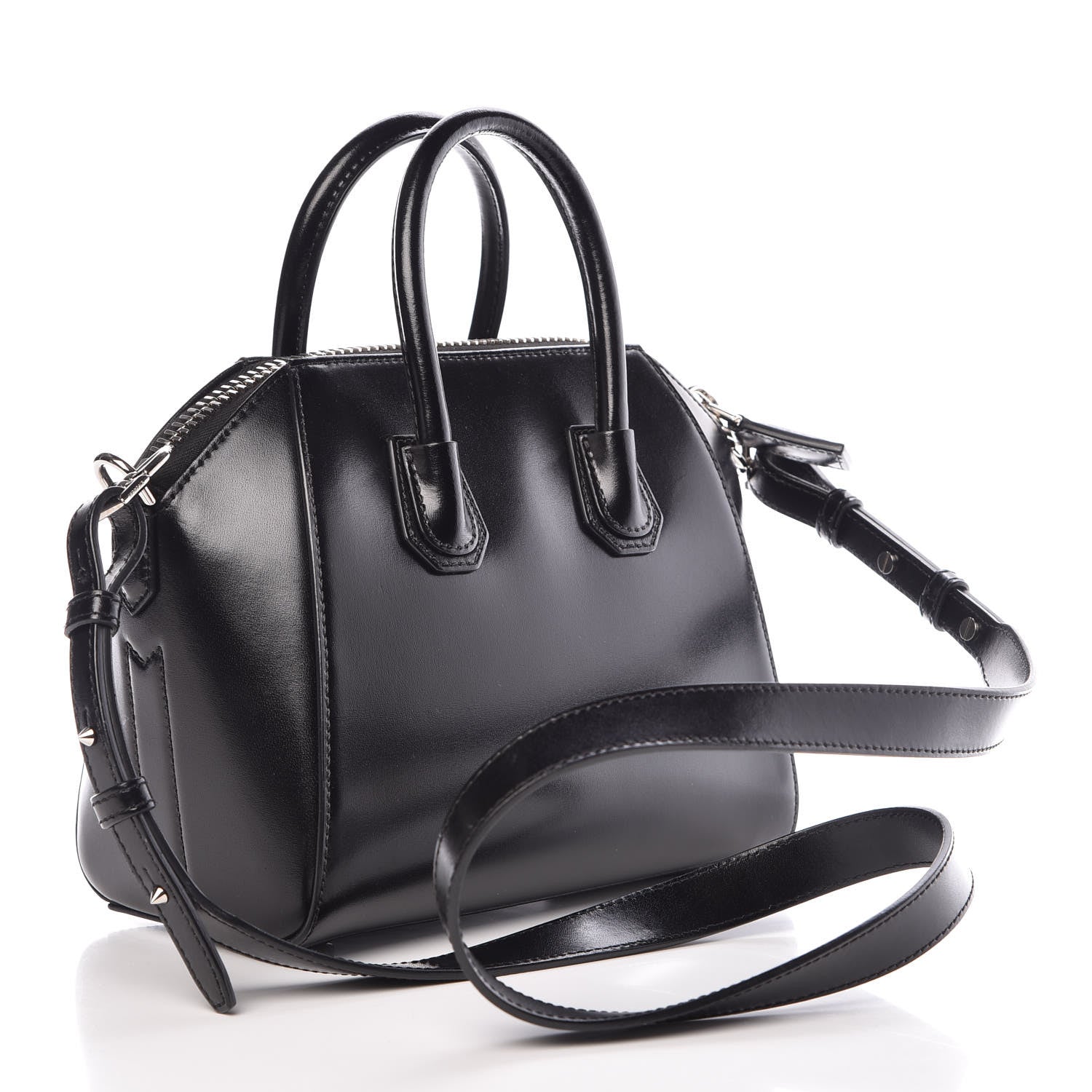 Givenchy Shiny Lord Calfskin Mini Antigona Black 3 of 7