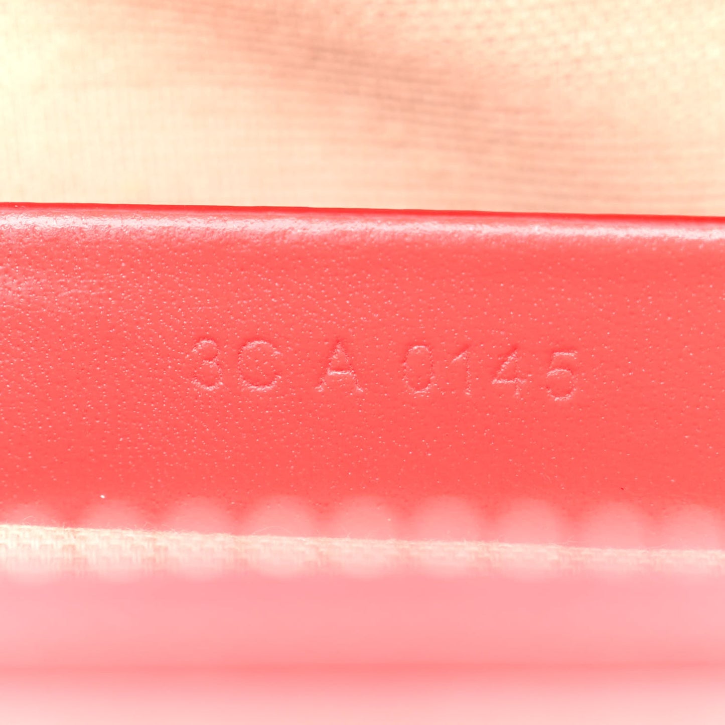 Shiny Lord Calfskin Small Antigona Medium Red