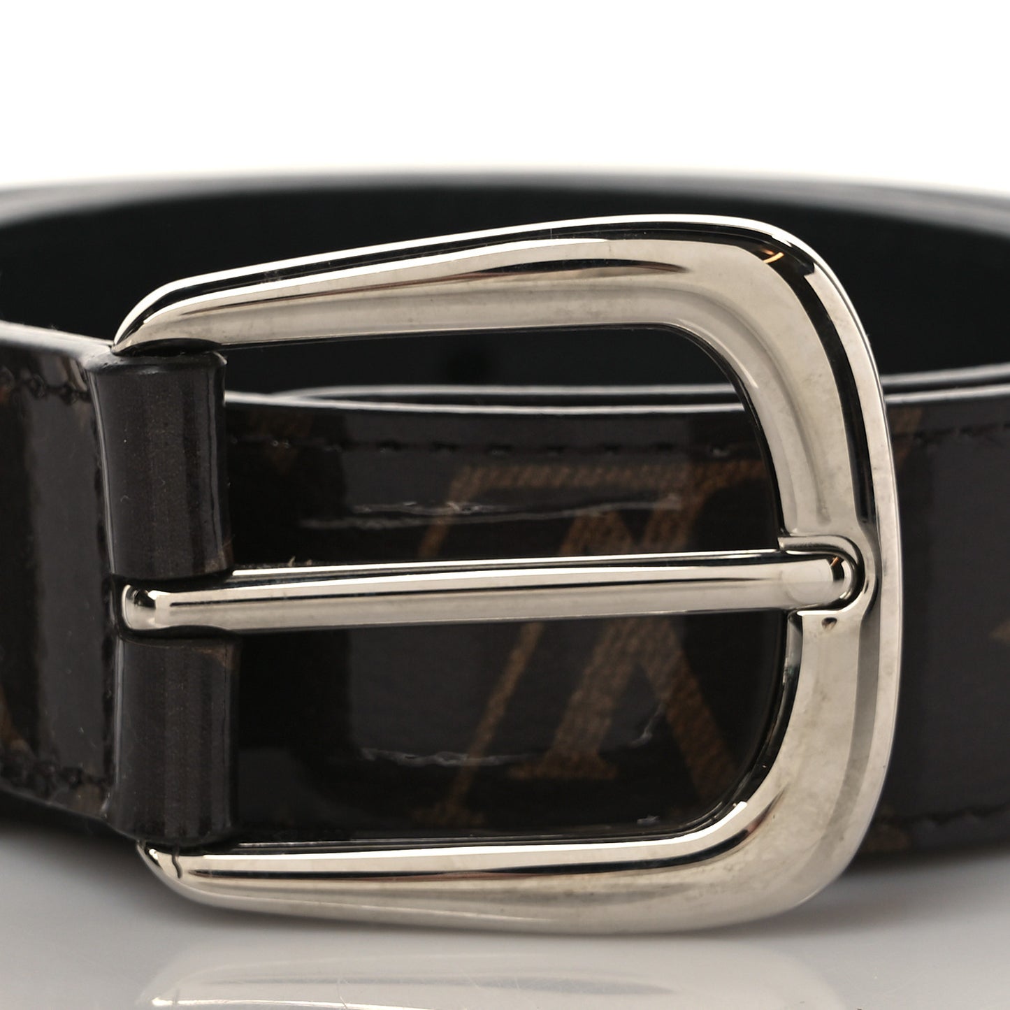 Monogram Glaze 30mm Ouest Belt 90 36