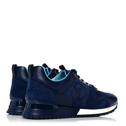 Louis Vuitton Suede Run Away Sneakers 38 Blue 4 of 11