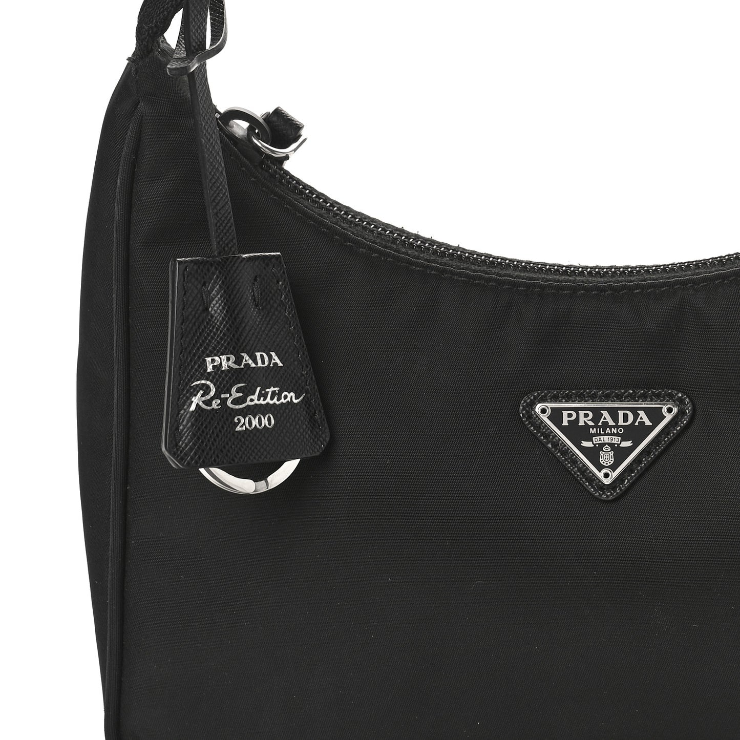 Tessuto Nylon Mini Re-Edition 2000 Bag Black
