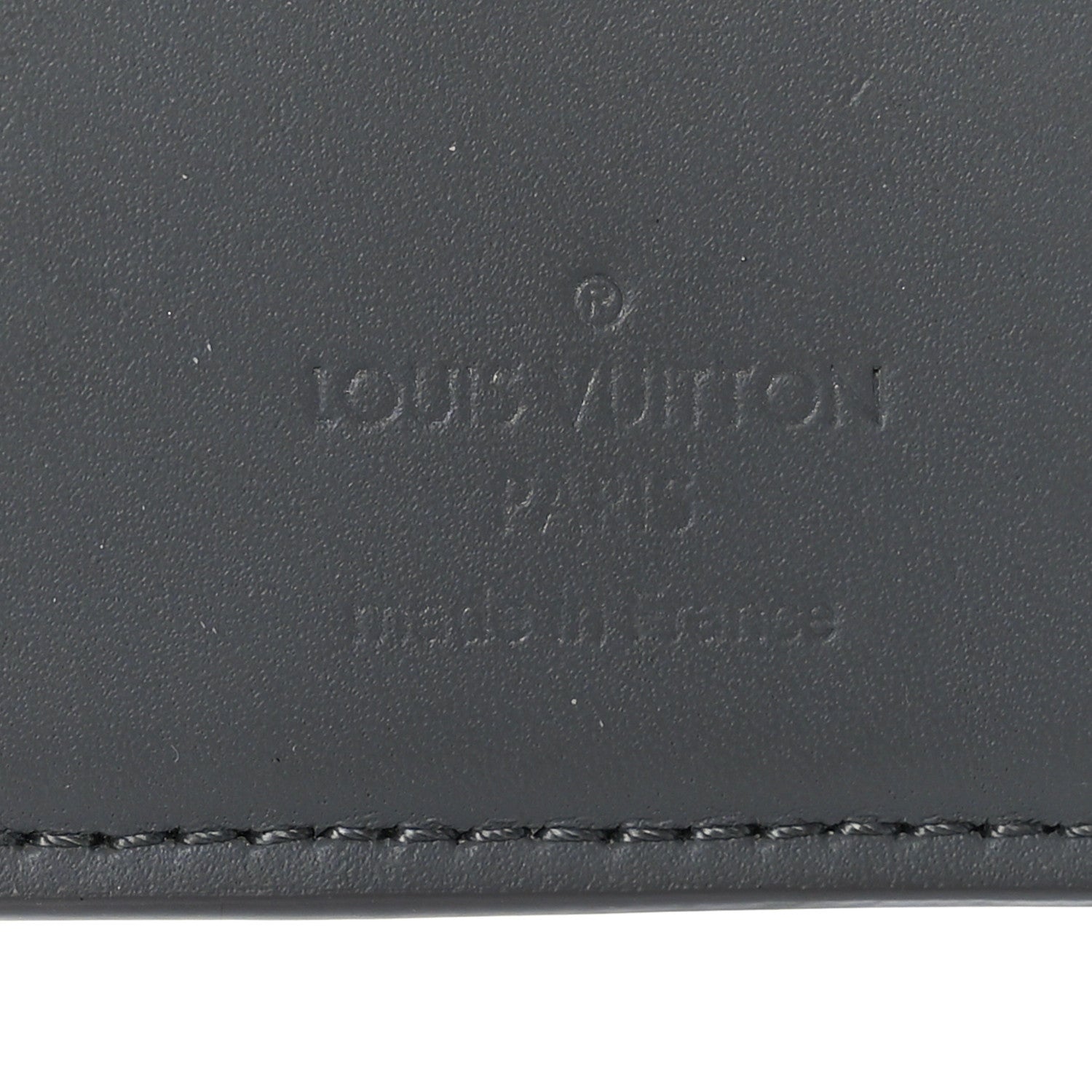 Louis Vuitton Calfskin Monogram Shadow Pocket Organizer Anthracite Gray 6 of 7