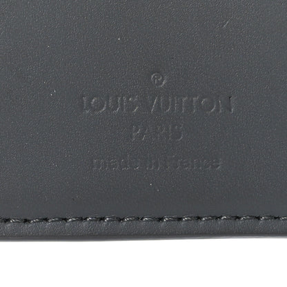 Louis Vuitton Calfskin Monogram Shadow Pocket Organizer Anthracite Gray 6 of 7
