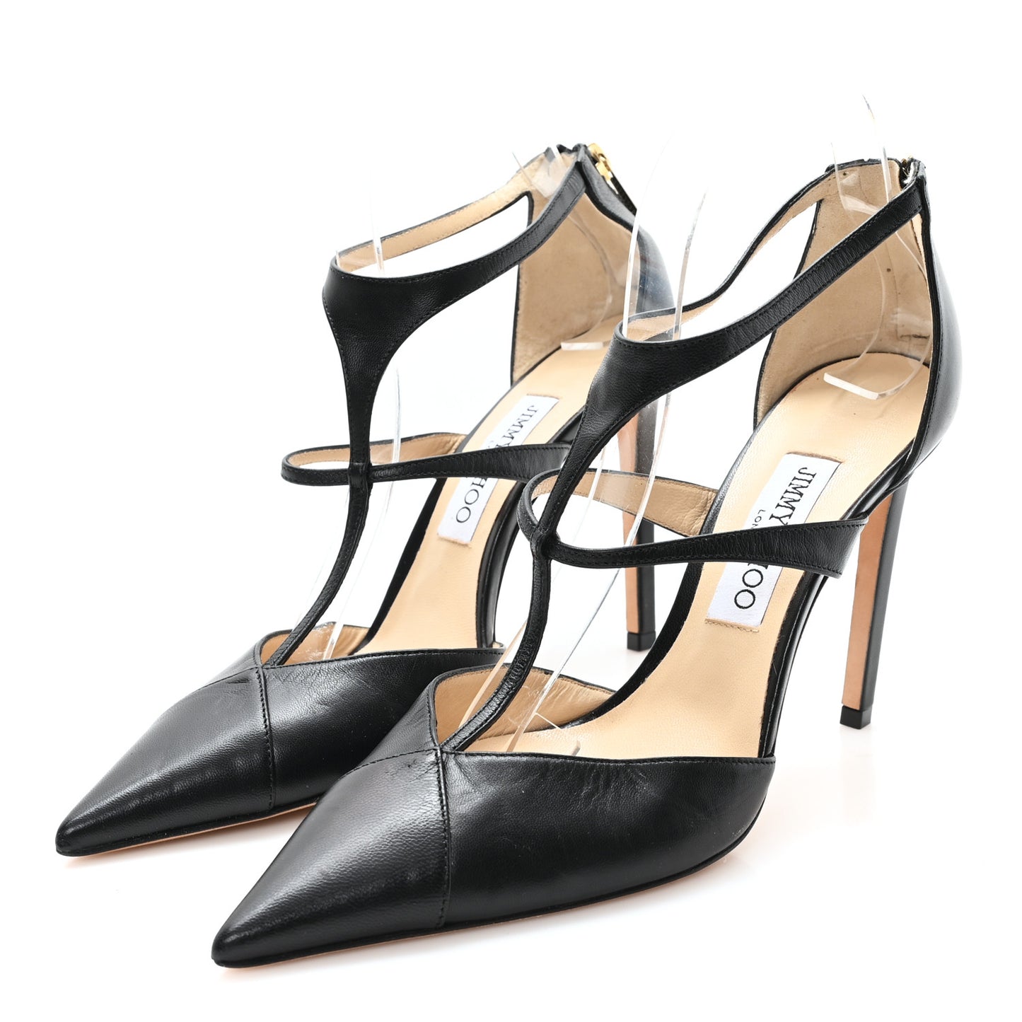 Calfskin Saoni 100 Pumps 38.5 Black