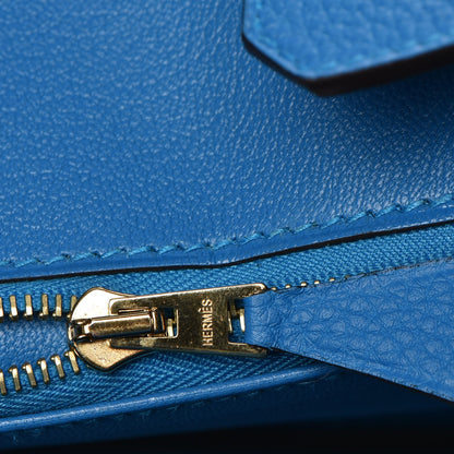 Hermes Togo Birkin 25 Bleu Zanzibar 13 of 27