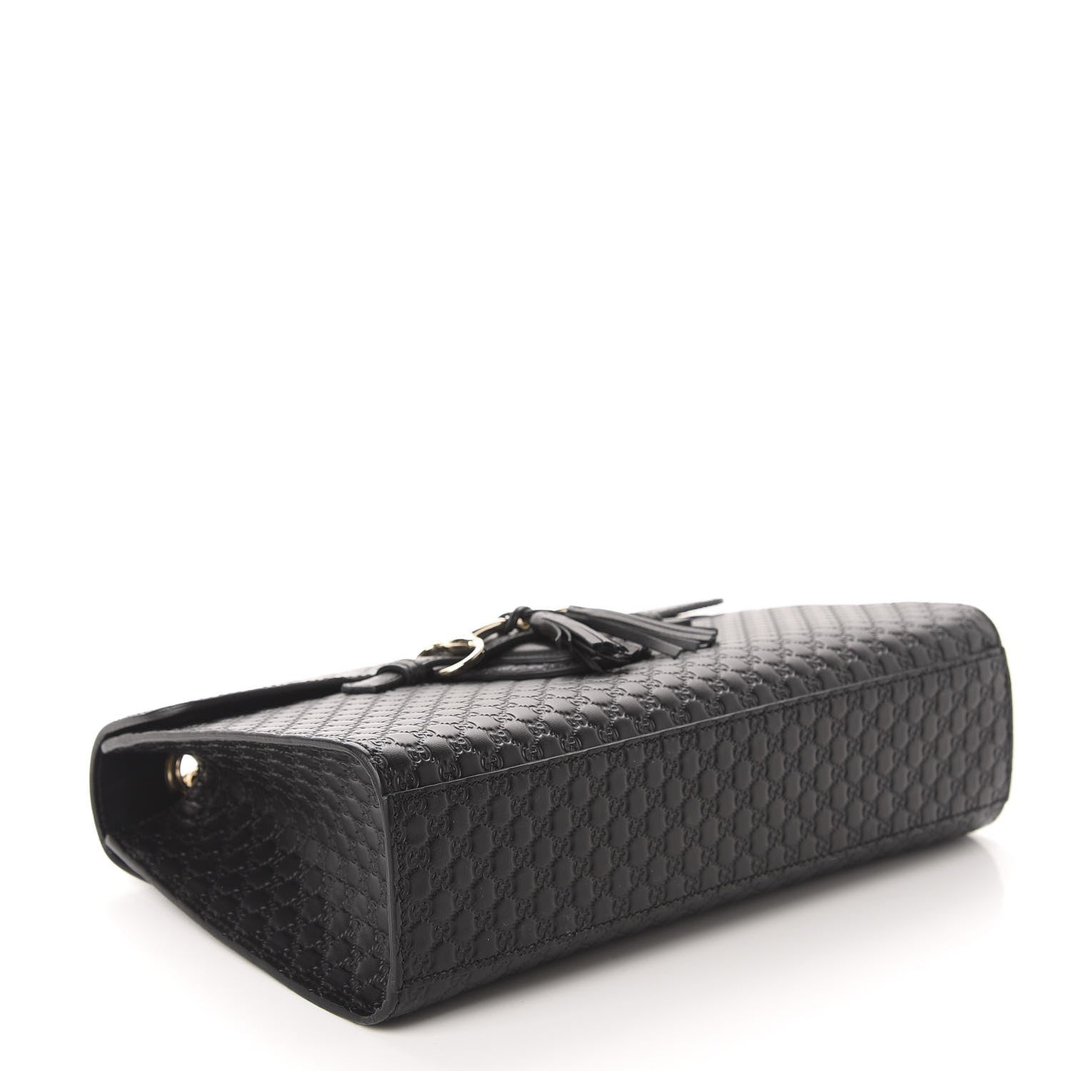 Gucci Microguccissima Medium Emily Chain Shoulder Bag Black 4 of 10