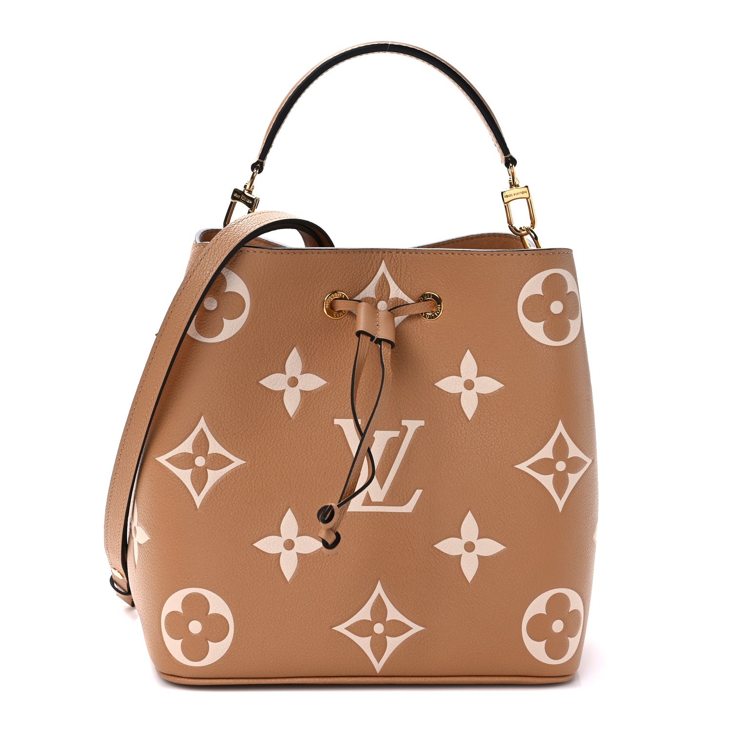 Louis Vuitton Empreinte Monogram Giant Neonoe MM Arizona Beige 3 of 9