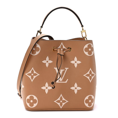 Louis Vuitton Empreinte Monogram Giant Neonoe MM Arizona Beige 3 of 9