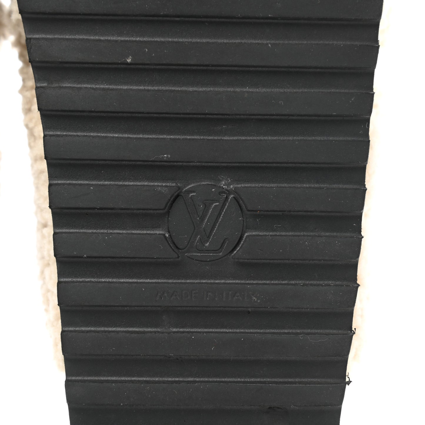 Shearling Paseo Sandals 40 Black