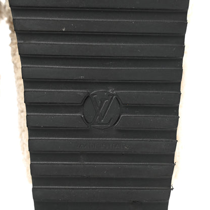 Louis Vuitton Shearling Paseo Sandals 40 Black 6 of 10