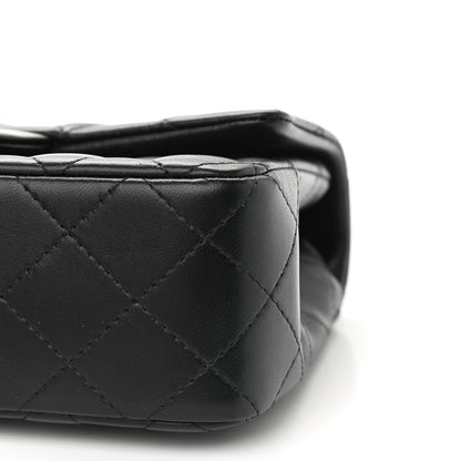 Chanel Lambskin Quilted Mini Rectangular Flap Black 9 of 9