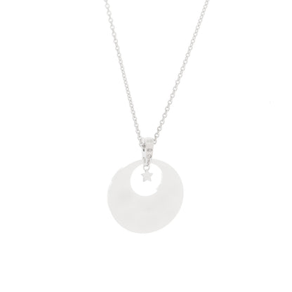 Chanel 18K White Gold Diamond Ceramic Ultra Pendant Necklace White 4 of 6