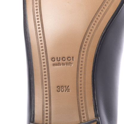 Gucci Calfskin Womens Jordaan Loafers 38.5 Black 8 of 9