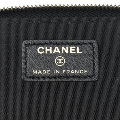 Chanel Lambskin Quilted Small Top Handle Vanity Case With Chain Black 6 of 9